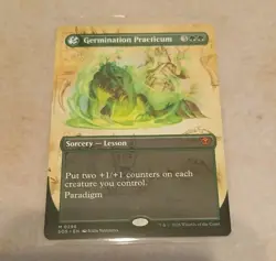 Germination Practicum Borderless Secrets of Strixhaven MTG MINT - Image 1