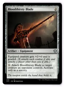 Bloodthirsty Blade 235 Commander 2021 Normal NM - Image 1