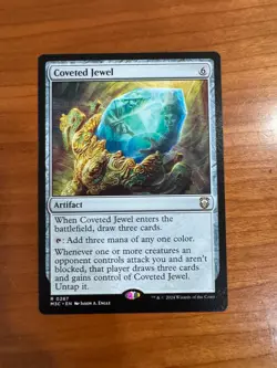 COVETED JEWEL (RIPPLE FOIL) 287 COMMANDER: MODERN HORIZONS 3 MTG NM - Image 1