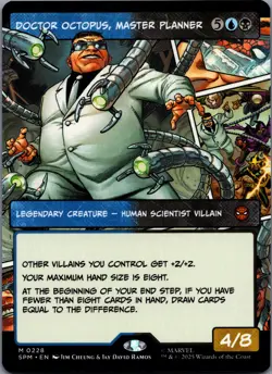 Doctor Octopus, Master Planner 228 MTG Marvel's Spider-Man Mythic Borderless NM - Image 1