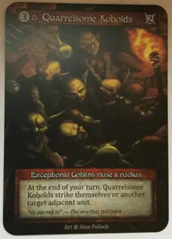 Quarrelsome Kobolds Non Foil - Sorcery Contested Realm Beta - Image 1