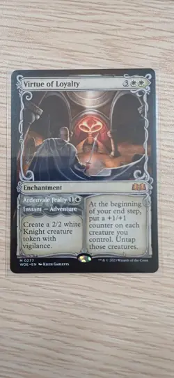 Virtue of Loyalty | Showcase | MTG | WOE | Near Mint | English EN - Image 1