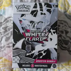 Pokemon TCG Scarlet & Violet—White Flare Booster Bundle 6 Packs, Reshiram - Image 1