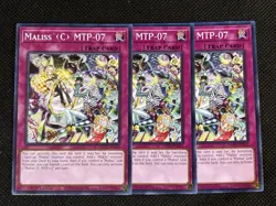 3x YuGiOh! - Maliss C MTP-07 MP25-EN443 Common 1st Edition Near Mint - Image 1