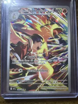 Ethan's Typhlosion 190/182 Illustration Rare, Destined Rivals, Pokemon TCG, NM - Image 1