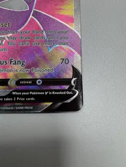 Pokemon TCG - Crobat V (Full Art) 182/189 Swsh03: Darkness Ablaze Holo - Image 4