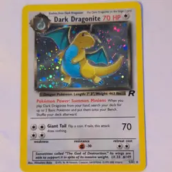 Pokemon TCG Dark Dragonite 5/82 Team Rocket Holo Rare 70 HP English WOTC 2000 - Image 1