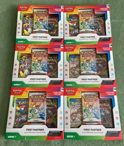 Pokemon TCG First Partner Illustration Collection Series 1 Box - Factory Sealed - Image 1
