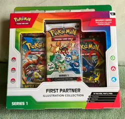 Pokemon TCG First Partner Illustration Collection Series 1 Box - Factory Sealed - Image 2