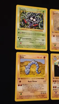 1st Edition Base Set Shadowless Lot Of 6 Pokemon 1999 WOTC - Image 2