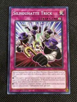 3x YuGiOh! - Silhouhatte Trick MP25-EN399 Common 1st Edition Near Mint - Image 2