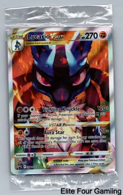 Lucario VSTAR SWSH291 Holo Promo Sword & Shield Promo Pokemon Near Mint Sealed - Image 1