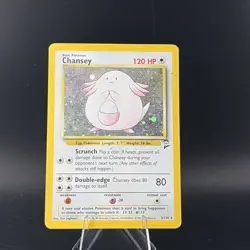 Chansey 3/102 Holo Rare - Pokemon Base Set - Vintage WOTC MP+ - Image 1