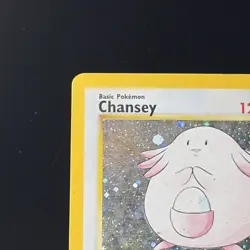 Chansey 3/102 Holo Rare - Pokemon Base Set - Vintage WOTC MP+ - Image 2