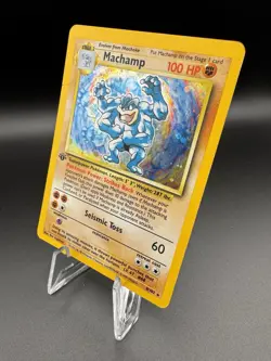 Machamp 8/102 (MP-DMG) Swirl 1st Edition Cosmos Holo Pokemon 2-Player CD-Rom - Image 3
