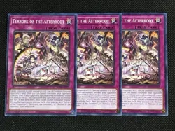 3x YuGiOh! - Terrors of the Afterroot MP25-EN325 Common 1st Edition Near Mint - Image 1