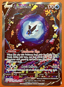 Pokemon Lumineon V GG39/GG70 SWSH: Crown Zenith: Galarian Gallery M/NM - Image 1