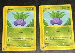 Pokemon TCG Oddish Expedition 122/165 Regular Common - Image 4