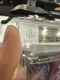 Pokemon Team Rocket's Mewtwo EX #231 Destined Rivals BGS 9.5 Gem Mint 2 10 Subs - Image 2