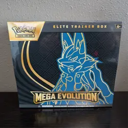 Pokemon TCG - Mega Evolution Lucario Elite Trainer Box ETB - Sealed New - Image 1