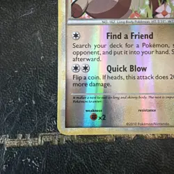 Pokemon Furret Reverse Holo 21/123 Heartgold & Soulsilver - Image 2