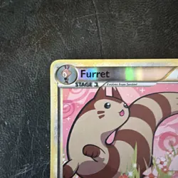 Pokemon Furret Reverse Holo 21/123 Heartgold & Soulsilver - Image 5