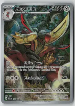 Kingambit 130 Holo Promo Scarlet & Violet Promo Pokemon NM - Image 1