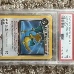 Pokemon PSA 8 NM-MINT Dark Dragonite NO Holo Error Super Rare - 5/82 - Image 5