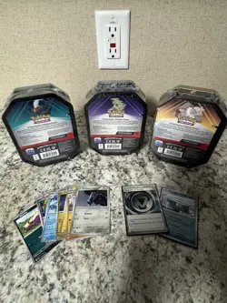 Pokemon TCG Slaking,Tyranitar & Darkrai - Lot Of 3 New Sealed Collector Tins - Image 3