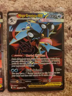 Pokemon TCG Chaos Rising Mega Greninja EX Full Art Mint Condition Pack Fresh - Image 2