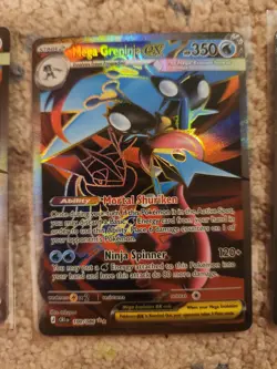 Pokemon TCG Chaos Rising Mega Greninja EX Full Art Mint Condition Pack Fresh - Image 4