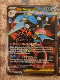 Pokemon TCG Chaos Rising Mega Greninja EX Full Art Mint Condition Pack Fresh - Image 5
