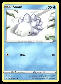 Pokemon TCG Pokemon Snom Common Regular - Image 1