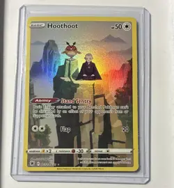 Pokemon TCG Hoothoot TG12/TG30 Astral Radiance TG Ultra Rare Holo Eng 2022 - Image 1