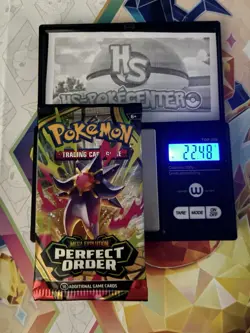 VERY HEAVY! 🔥22.48g Pokemon TCG Perfect Order Booster Pack Factory Sealed ✅ - Image 1