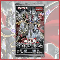 YuGiOh Supreme Darkness PACK BOOSTER (9 Cards) FACTORY SEALED?? - Image 1