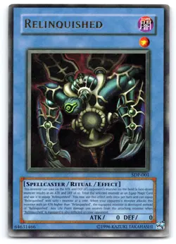 Yugioh Relinquished SDP-001 Ultra Rare LP - Image 1