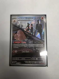 🔥Team Rockets Dugtrio 239/217 - Pokemon TCG Ascended Heros Illustration Rare NM - Image 1