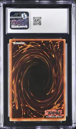 Yugioh CGC 9 HEAVY FADED Lord Of D. SDK-041 Super Rare Unlimited MISPRINT ERROR - Image 2