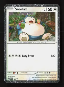 Snorlax 122 Holo Promo Scarlet & Violet Promo Pokemon Near Mint - Image 1