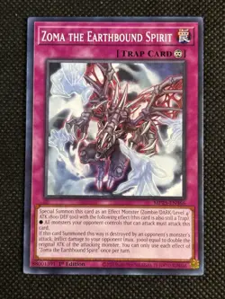 3x YuGiOh! - Zoma the Earthbound Spirit MP25-EN366 Common 1st Edition Near Mint - Image 2
