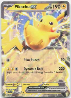 Pikachu ex 063/193 Double Rare Paldea Evolved Pokemon Near Mint - Image 1