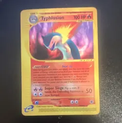Wizards of the Coast Pokemon TCG Typhlosion 28/165 Expedition Holo Rare Eng - Image 1