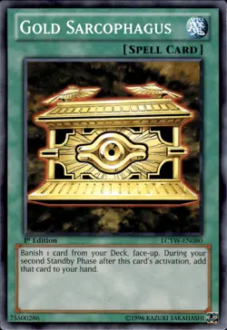 Gold Sarcophagus - 1st Edition LCYW-EN080 - NM - YuGiOh - Image 1