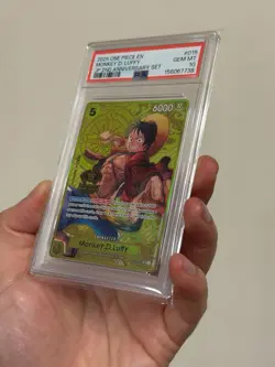 Monkey D. Luffy 2025 One Piece 2nd Anniversary Promo ST13-015 PSA 10 - Image 3