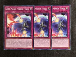 3x YuGiOh! - Dark Magic Mirror Force MP25-EN394 Common 1st Edition Near Mint - Image 1