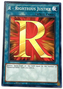 YuGiOh! - R - Righteous Justice - Common - Image 1