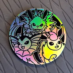 Jolteon Vaporeon Flareon Pokemon Coin Eeveelution Rainbow Foil Coin Read Descrip - Image 3