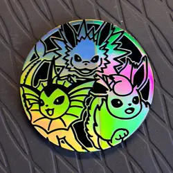 Jolteon Vaporeon Flareon Pokemon Coin Eeveelution Rainbow Foil Coin Read Descrip - Image 4