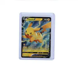 2020 Pokemon PIKACHU V REFRACTOR HOLO▪SWSH063 Invest! - Image 1